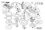 Bosch 3 601 C72 503 GEX 125 AC Random orbital sander Spare Parts